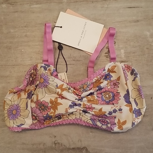 💕SPELL & THE GYPSY💕 Buttercup Bralette ~ Meadow - Picture 13 of 16